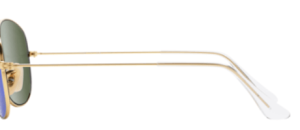 Original Ray-Ban RB3362 Cockpit Bügel, Farbe 112 · Gold matt