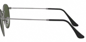 Original Ray-Ban RB3447 Round Metal Bügel, Farbe 029 · Matt gunmetal