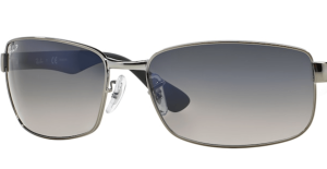 Originalgläser Ray-Ban RB3478, Farbe 78 · Blau degraded grau polarisiert