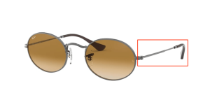 Original Ray-Ban RB3547N Oval Bügel, Farbe 004 · Gunmetal