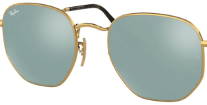 Originalgläser Ray-Ban RB3548N Hexagonal, Farbe 30 · Grün hell verspiegelt total silber