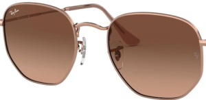 Originalgläser Ray-Ban RB3548N Hexagonal, Farbe A5 · Braun Verlauf