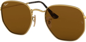 Originalgläser Ray-Ban RB3548N Hexagonal, Farbe 57 · Polarizaded braun