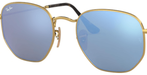 Originalgläser Ray-Ban RB3548N Hexagonal, Farbe 9O · Sky blau Flash verspiegelt