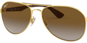 Originalgläser Ray-Ban RB3549, Farbe T5 · Braun Verlauf polarisiert · Kunststoff
