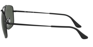 Original Ray-Ban RB3560 The Colonel Bügel, Farbe 002 · Schwarz