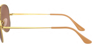 Original Ray-Ban RB3689 Aviator Metal II Bügel, Farbe 9064 · Gold