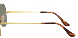 Original Ray-Ban RB3689 Aviator Metal II Bügel, Farbe 9147 · Gold
