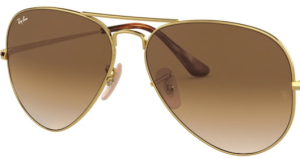 Originalgläser Ray-Ban RB3689 Aviator Metal II, Farbe 51 · Braun hell Verlauf