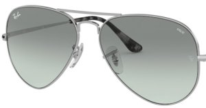 Originalgläser Ray-Ban RB3689 Aviator Metal II, Farbe AD · Phototrop azure Verlauf blau