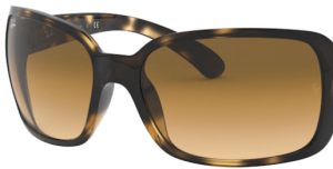 Originalgläser Ray-Ban RB4068, Farbe 51 · Braun hell Verlauf