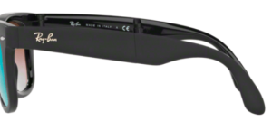 Original Ray-Ban RB4105 Folding Wayfarer Bügel, Farbe 6069 · Schwarz matt