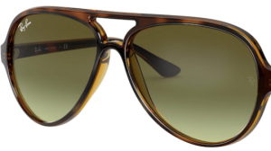 Originalgläser Ray-Ban RB4125 Cats, Farbe A6 · Braun Verlauf grün