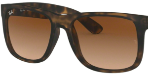 Originalgläser Ray-Ban RB4165 Justin, Farbe 13 · Braun Verlauf · Kunststoff