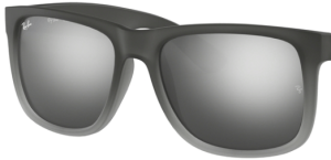 Originalgläser Ray-Ban RB4165 Justin, Farbe 88 · Grau silber verspiegelt · Kunststoff