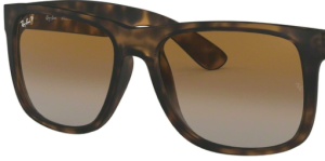 Originalgläser Ray-Ban RB4165 Justin, Farbe T5 · Braun Verlauf polarisiert · Kunststoff