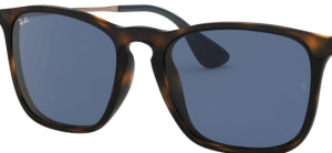 Originalgläser Ray-Ban RB4187 Chris, Farbe 80 · Blau dunkel · Kunststoff