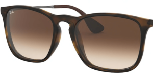 Originalgläser Ray-Ban RB4187 Chris, Farbe 13 · Braun Verlauf · Kunststoff