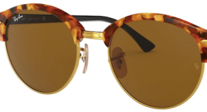 Originalgläser Ray-Ban RB4246 Clubround, Farbe B15 · Braun