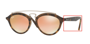 Original Ray-Ban RB4257 New Gatsby II Bügel, Farbe 6267 · Havanna matt