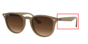 Original Ray-Ban RB4259 Bügel, Farbe 6166 · Beige