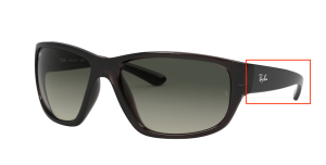 Original Ray-Ban RB4300 Bügel, Farbe 705 · Schwarz