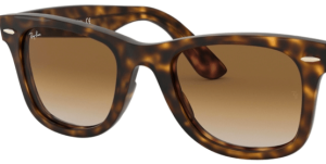 Originalgläser Ray-Ban RB4340 Wayfarer, Farbe 51 · Braun hell Verlauf