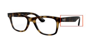 Original Ray-Ban RB4640V Sehbrillen Bügel, Farbe 2012 · Havanna dunkel