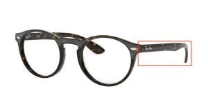 Original Ray-Ban RB5283 Sehbrillen Bügel, Farbe 2012 · Havanna dunkel