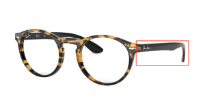 Original Ray-Ban RB5283 Sehbrillen Bügel, Farbe 5608 · Yelow Havanna