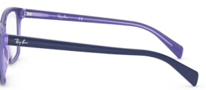 Original Ray-Ban RB5362 Sehbrillen Bügel, Farbe 5776 · Blau transparet violett