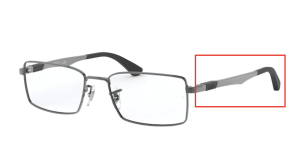 Original Ray-Ban RB6275V Sehbrillen Bügel, Farbe 2502 · Gunmetal