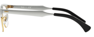 Original Ray-Ban RB6295V Sehbrillen Bügel, Farbe 2806 · Brusched silber