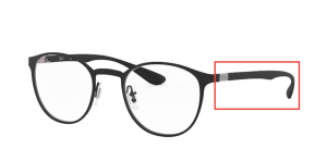 Original Ray-Ban RB6355V Bügel, Farbe 2503 · Schwarz matt