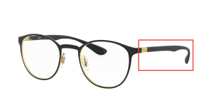 Original Ray-Ban RB6355V Bügel, Farbe 2994 · Gold auf oben schwarz matt