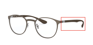 Original Ray-Ban RB6355V Bügel, Farbe 3096 · Matt gunmetal