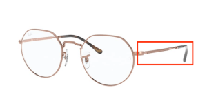 Original Ray-Ban RB6365 Sehbrillen JACK Bügel, Farbe 2943 · Kupfer