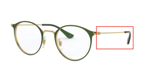 Original Ray-Ban RB6378 Sehbrillen Bügel, Farbe 2908 · Gold auf oben amaranth