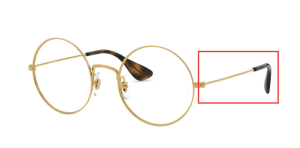 Original Ray-Ban RB6392 Sehbrillen Bügel, Farbe 2969 · Gold