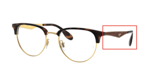 Original Ray-Ban RB6396 Sehbrillen Bügel, Farbe 2933 · Gold