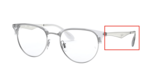 Original Ray-Ban RB6396 Sehbrillen Bügel, Farbe 2936 · Silber