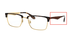 Original Ray-Ban RB6397 Sehbrillen Bügel, Farbe 2933 · Gold