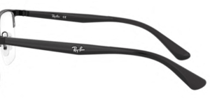 Original Ray-Ban RB6428V Sehbrillen Bügel, Farbe 2995 · Schwarz auf oben schwarz matt