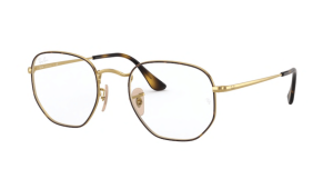 Original Ray-Ban RB6448 Sehbrillen Bügel, Farbe 2945 · Gold auf oben Havanna