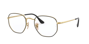 Original Ray-Ban RB6448 Sehbrillen Bügel, Farbe 2991 · Gold auf oben schwarz