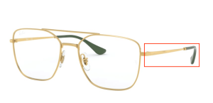 Original Ray-Ban RB6450 Sehbrillen Bügel, Farbe 3081 · Arista