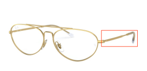 Original Ray-Ban RB6454 Bügel, Farbe 2500 · Arista
