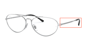 Original Ray-Ban RB6454 Bügel, Farbe 2501 · Silber