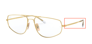 Original Ray-Ban RB6455 Bügel, Farbe 2500 · Arista