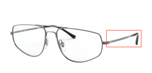 Original Ray-Ban RB6455 Bügel, Farbe 2502 · Gunmetal